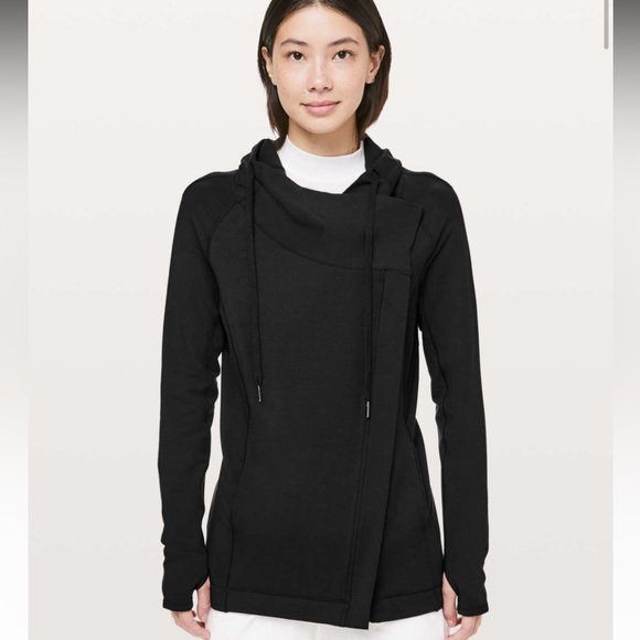 Lululemon Coast Easy Wrap Jacket Black Size 4 - Picture 2 of 8